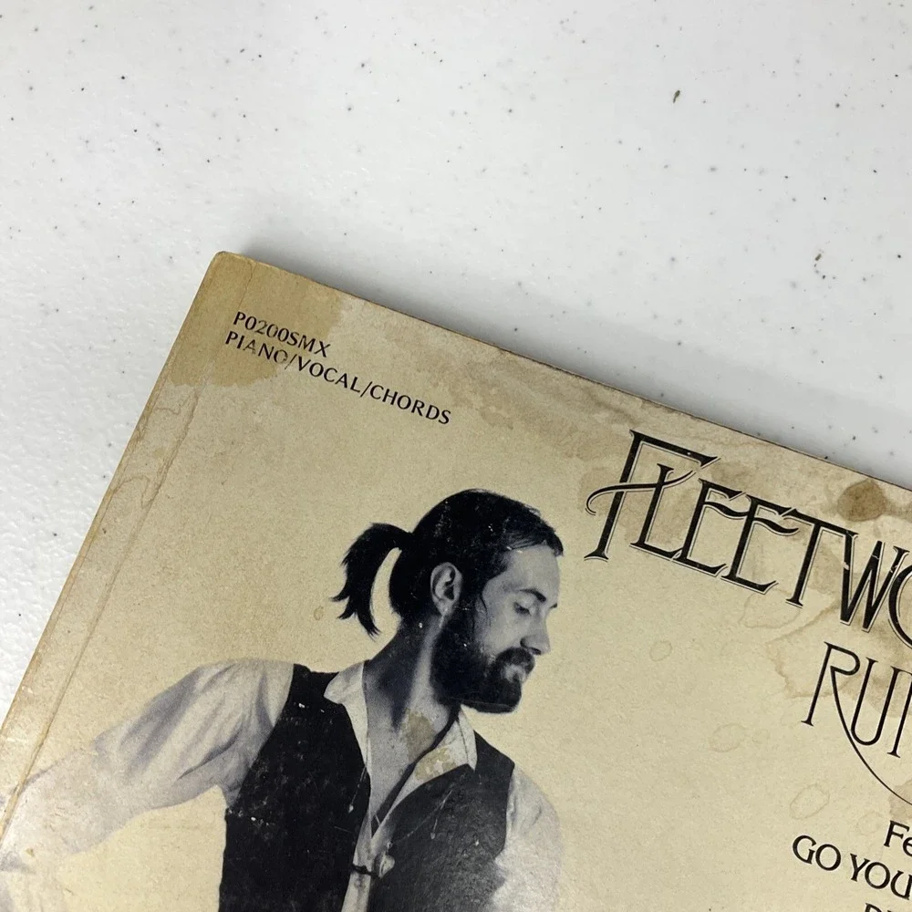 Fleetwood Mac Book Rumours 1977 songbook piano Vocal Chords Sheet Music
